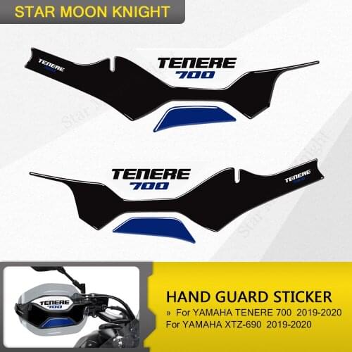 Motorcycle Original Handguard Hand guard Extended 3D Stickers For Yamaha TENERE 700 T700 XTZ 690 XT 700 Z 2019 - 2020 sticker