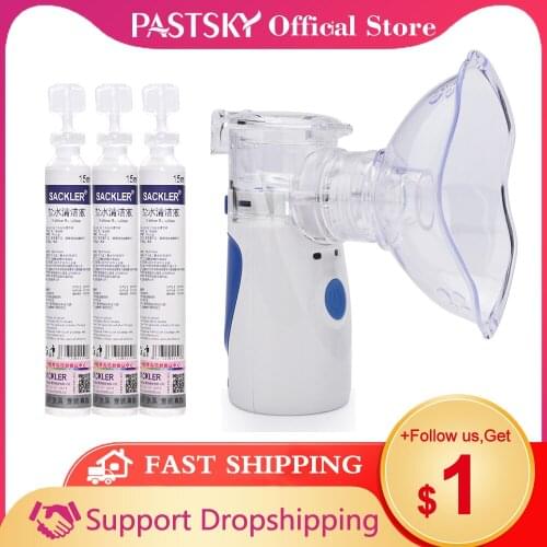 Portable Mesh Nebulizer Diffuser Machine Inhale Humidifier for Allergic Rhinitis Asthma Spray with 3 nozzles daily use baby care