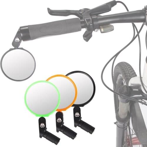 1 PCS Adjustable Foldable Bike Rearview Mirror Cycling Mountain Road Bike Adjustable Clear Rear View Mirror Bicycle Accessories