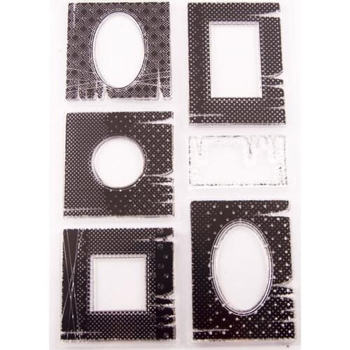 T2083 Silicone Clear Stamps for Scrapbooking shape Decoration Embossing Folder Craft Rubber Stamp Tools New