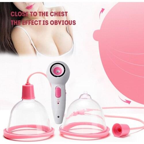 Vacuum therapy machine massage sexy women Busty Breast electrical tools Vacuum the breast machine Woman gift Men like USB SU327