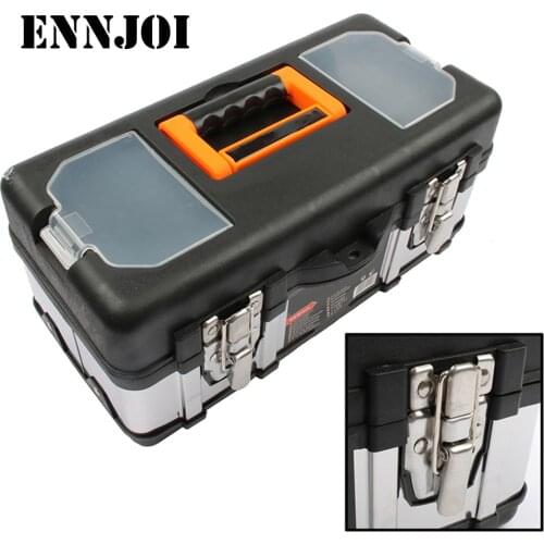 High qaulity Large stainless steel toolbox household maintenance electrician Tool Box Z0103 portable Toolsboxes