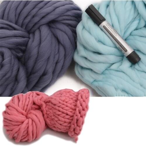 250g/ball Iceland Bulky Knitting Wool Thick Woolen Yarn Hats Blankets Roving Handmade Throw DIY Material