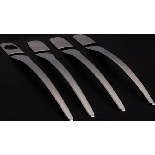 8x Stainless Car Door Handle Trim Cover For Peugeot 2008 301 3008 408 308 Citroen