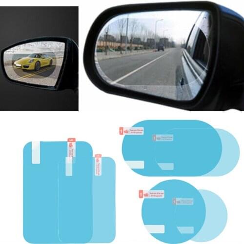 Anti Fog Car Rear Mirror Protective Film Window Clear Rainproof Rear View Mirror Protective Anti-glare Clear Film Accessories
