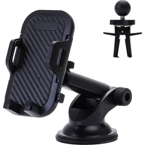 Cell Phone Holder for Car, Universal Car Phone Mount Dashboard Windshield Vent Compatible with iPhone 12 11 Pro Max XS X XR 8 SE