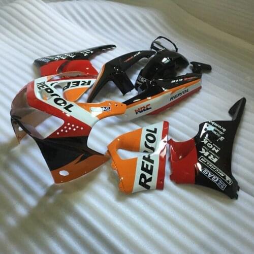 New Motorcycle Fairing kit for CBR900RR 98 99 CBR900 919 CBR900RR 1998 1999 CBR 900 RR Red orange Fairings Set+gifts HF70