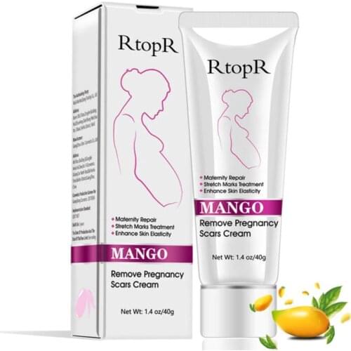 Mango Remove Pregnancy Acne Scar Stretch Mark Cream Treatment Maternal Anti-Aging Repair Anti-Wrinkle Firming Body Cream TSLM2