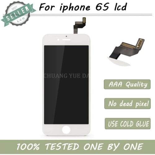Best AAA+ 3D Touch For Display iPhone 6S LCD Touch Screen With Digitizer Assembly Replacement Black/White 20PCS/lot
