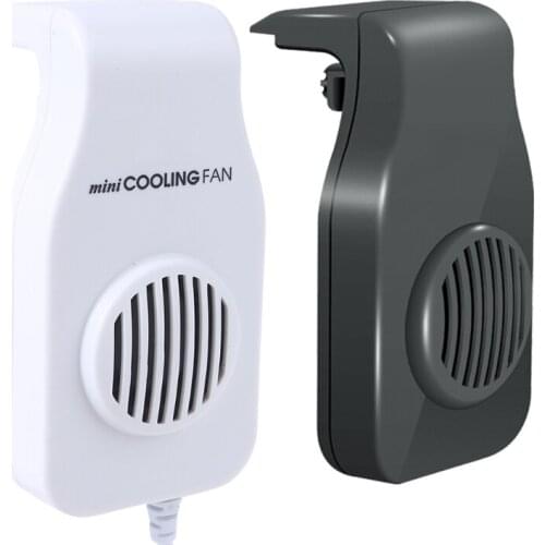 Mini Aquarium Cooling Fan Low Noise Fish Tank Hang On Cooling Fan Water Plant Cooler Temperature Control