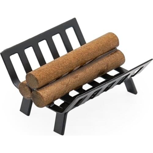 Odoria 1:12 Miniature Metal Log Rack Firewood Storage Holder Black Fairy Garden Patio Outdoor Set Doll House Accessories Decor
