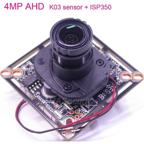 5MP XVI , 4MP AHD 1/2.5" SOi K03 CMOS sensor ISP350 (XM350) CCTV camera module PCB board + 5PINs cable + IRC +M12 LENs (UTC)