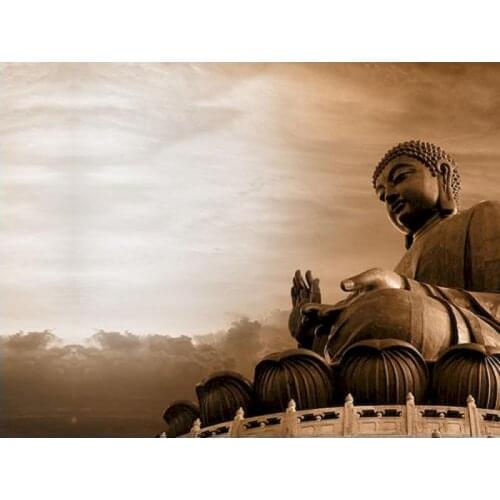 GATYZTORY DIY Painting By Numbers Kit Buddha statue Figure Paint By Numbers For Adult Wall Art Picture For Room Decor Gift