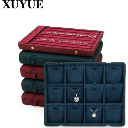 Jewelry display stand, jewelry storage display tray, stand prop tray, factory direct sales double open box jewelry display tray