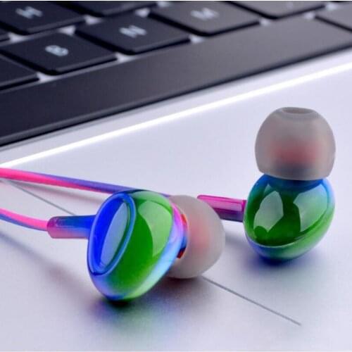 3.5mm Wired Earphones Bass Stereo Headset Sports Gaming Music Headphones with Microphone Wire Volume Control For Xiaomi Huawei
