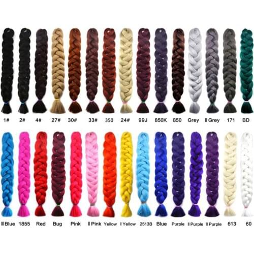 Qp hair Extensionshigh temperature fiberJumbo Braid Hair 165g ultra raiding hair 25-100pcs lot Braids 165g USA by UPS shippi
