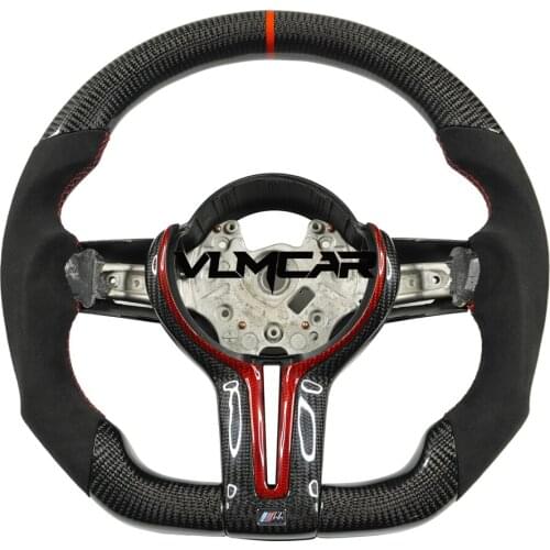 Carbon Fiber Steering Wheel for BMW F80/M3 F82/M4 F87/M3 with LED Display/All BMW Models Can Be Customized