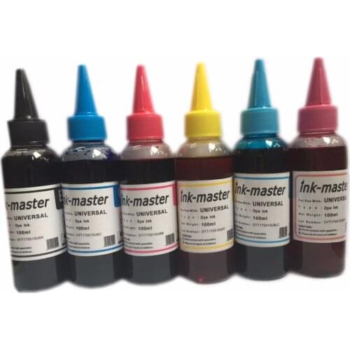 Einkshop 600ML Refill Ink for HP 363 177 02 801 Refill Cartridge and CISS Ink for HP 3110 3210 3310 8230 C5180 C6180 C6280