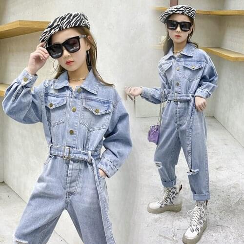 Still Cool Denim Overalls For Girls
