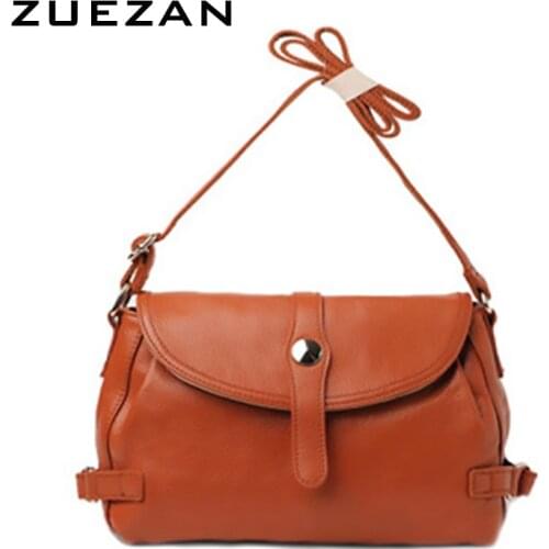 NEW Women Genuine Leather shoulder bag Real Skin handbag 100% cowhide Fashion crossbody bags for girl A078