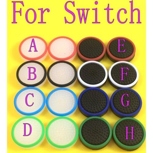 JCD 2PCS Luminous Silicone Rubber Thumb Stick Caps for Nintendo Switch Joy-Con Controller Joystick Grips