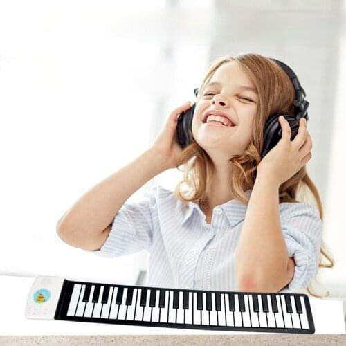 Portable Folding Electronic Piano 49 Keys Keyboard Adults Kids Electronic Piano Musical Instrument Teclado Electronics DF50DZQ