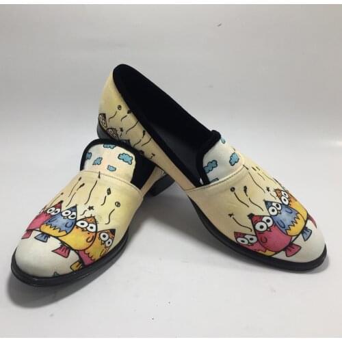 Women Casual Chick Shoes New Fashion Lightweight Comfy Design Flat School Loafers Spring Autumn Low Heel Vegan Ballet Angry Bird