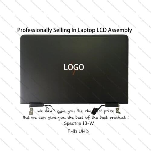 New 13.3" FHD UHD For HP Spectre x360 13-W Series LCD Display Touch Screen Full Complete Assembly 918131-001 918134-001 Brown