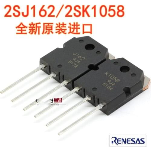 1pairs 2020+ 2SK1058 2SJ162 K1058 J162 TO-3P High-power audio pair tube 100% brand new original