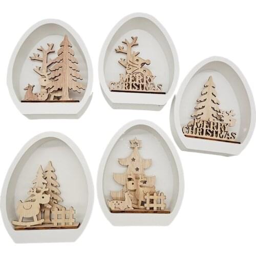 1pcs Xmas Hanging Decoration Santa Clause Snowman Reindeer Doll for Christmas Tree Pendant Ball Bell Holiday Party Decoration