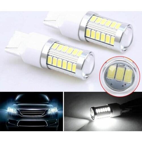 2x LED Bulb T20 7443 W21W 1156 BA15S P21W Canbus No Error Auto Backup Reverse Lamp Car Lamp Brake Bulbs 3157 3156 3047 white