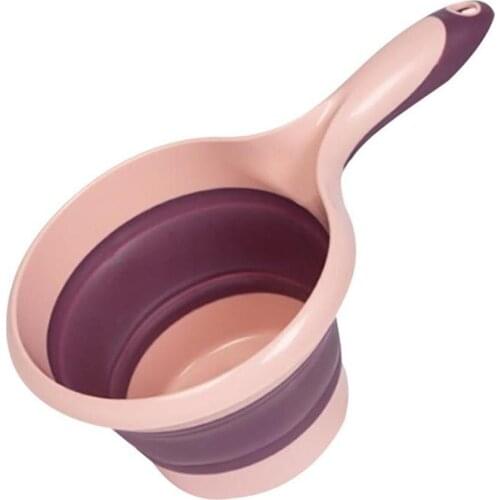 Folding Scoop Kitchen For Shampoo Vegetables Fruit Washing Household Accessories