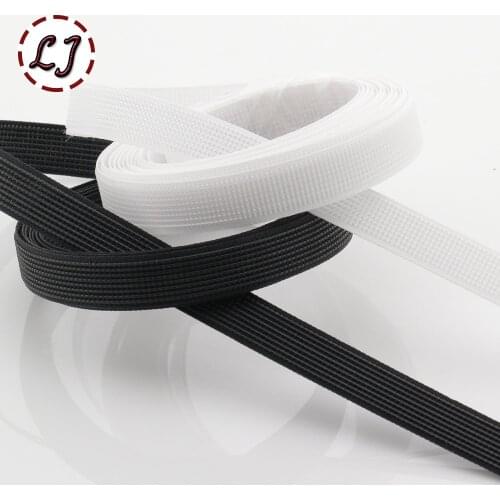 High quality 5yd/lot white black 6mm 8mm 10mm fishbone accessories for wedding dress underwear toys support fasten fix DIY