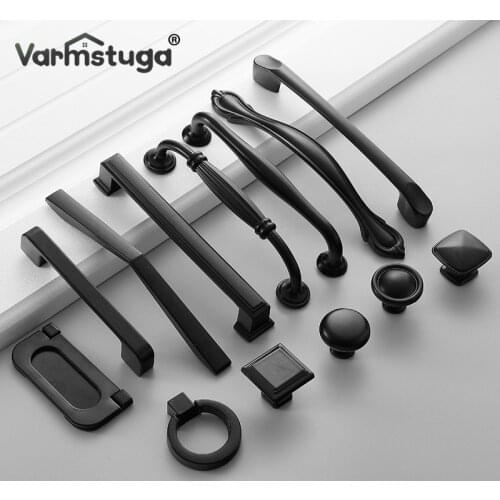 Black Handles for Furniture Cabinet Knobs and Handles Kitchen Handles Drawer Knobs Cabinet Pulls Cupboard Handles Knobs