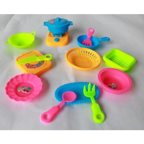 Children play mini kitchen tableware tableware 15 sets simulation toys
