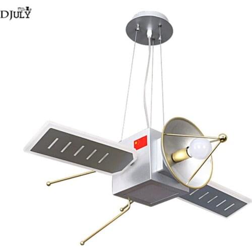 Chinese style satellite children led chandelier lighting for kids bedroom nursery creative home deco suspended luminaire 220V