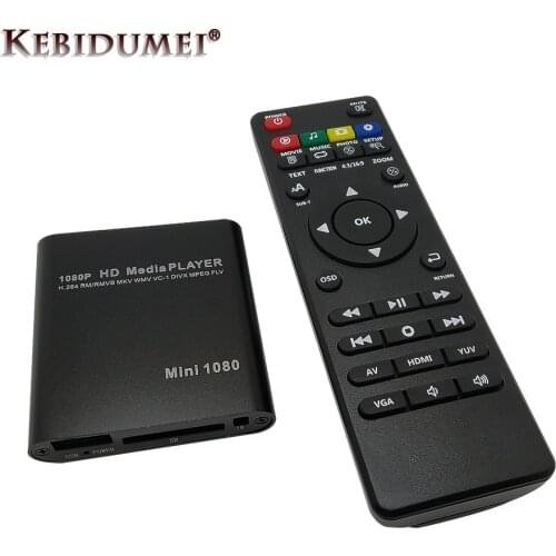 Full HD 1080P USB HDD Multimedia External Player With HDMI-compatible SD Media TV Box Support MKV H.264 RMVB WMV HDD Player