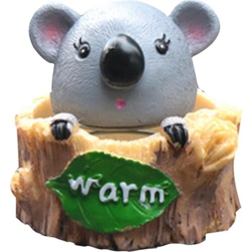 Koala Fat Shook Head Doll Ornaments Car Interior Decoration Resin Cake Decoration Crafts Furniture Ornaments LBS