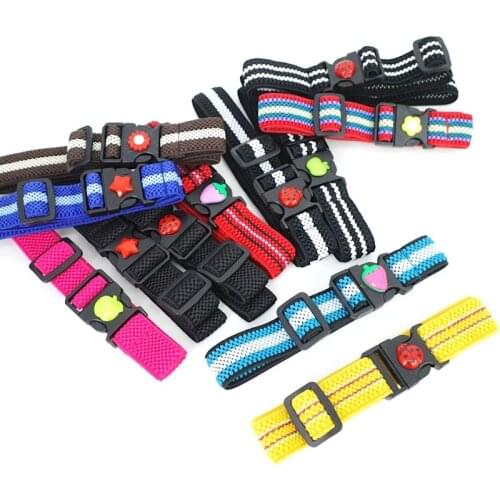 Candy Color 1 Inch Wide Kids Children Elastic Waist Belt For Boys Girls Child