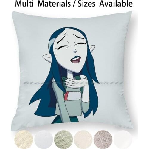 Lulu | The Owl House | Lilith Pillow Case Throw Pillow Cover Cotton Linen Flax Luz The Owl House Luz Noceda The Owl House Luz