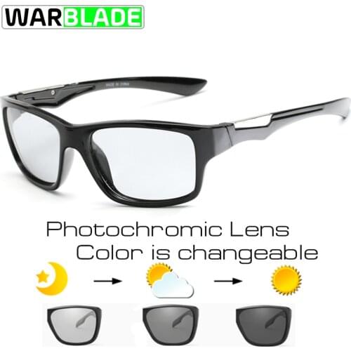 2018 New Bike Photochromic Glasses Outdoor Sports Cycling Goggles Unisex Anti-uv MTB Mountain Discoloration Bicycle Sunglasses