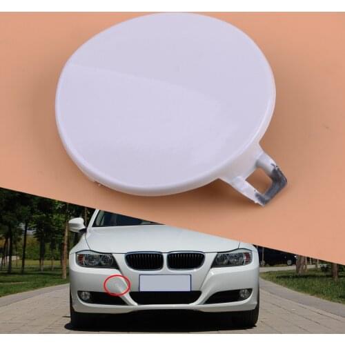 Front Bumper Tow Eye Hook Cap Cover White ABS 51117207299 Fit for BMW 3 E90 E91 LCI 2009 2010 2011