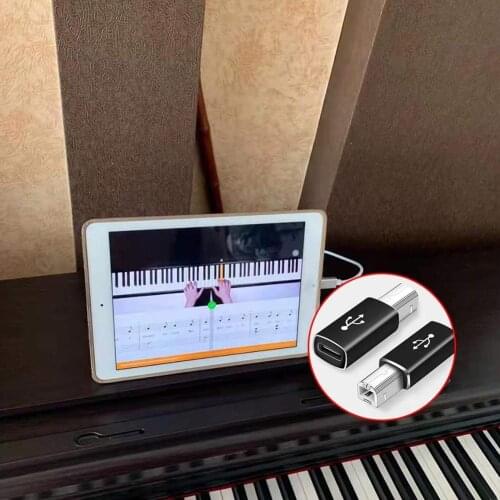 Type-c To USB Conversion Piano Electronic Drum Printer Adapter Adapter Female MIDI To Interface E1F3