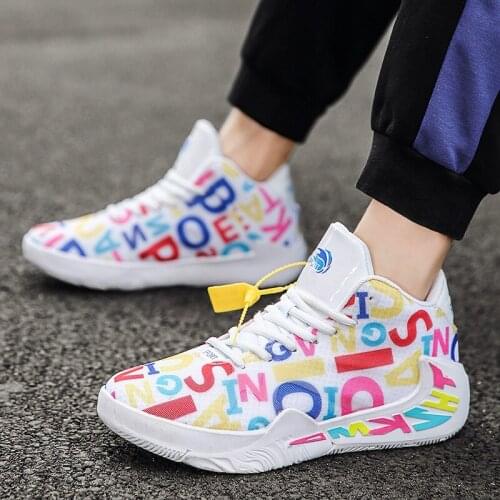 Autumn Men Ankle Basketball Shoes Women Street Cool Boots Culture Sports Shoes Basket Femme Sneakers High Top Shoes for Women