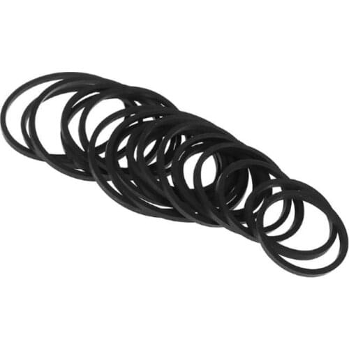 30-40MM Universal 1.2mm width square Rubber Belt Mix Cassette Tape Machine Belt Pulley Drive Belt for Recorders Walkman DVD Hot