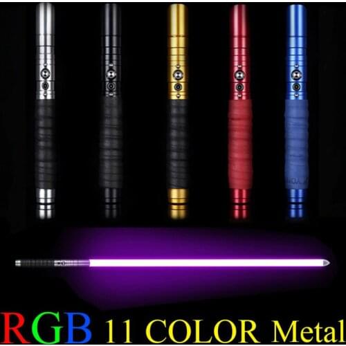 RGB Lightsaber Toys Sword Lightstick Brinquedos Sabre Laser Juguetes Luminous Brinquedo Metal De Luz New