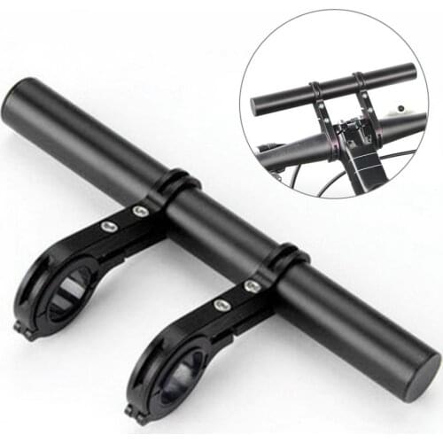 Bicycle Handlebar Extender Mount MTB Road Bike Carbon Headlight Bracket Lamp Flashlight Holder Cycling Accessories