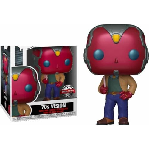 NEWest Wanda Version 70s Vision #718 Vinyl Action Figures Models for Birthday Toys