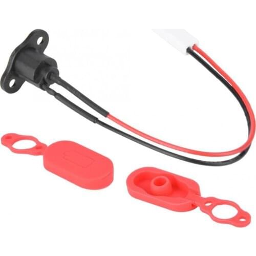 Charging Interface Battery Replacement Interface Cap Hole Skateboard ABS Power Charging Port For Xiaomi M365 Electric Scooter