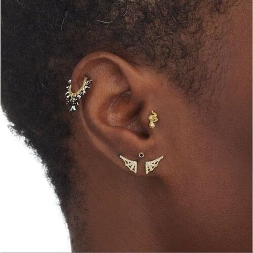 2021 Delicate 925 Sterling Silver High Quality Women Charm Fashion Party Jewelry Geometric Micro Pave Cz Spider Web Stud Earring